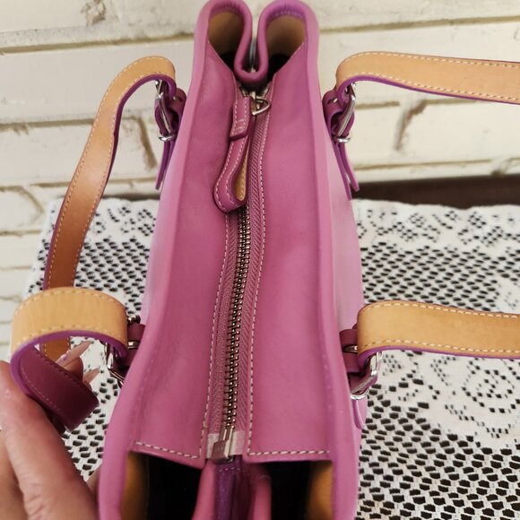 Vintage Coach Hampton Y2k  Pink Barbie Handbag Tote Purse - Picture 11 of 16